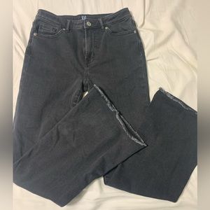 Girls’ size 16 GAP black jeans/denim “70s style” flare.